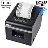 (Style 3) Xprinter N160II USB+WIFI Interface 80mm 160mm/s Automatic Thermal Receipt Printer, EU Plug