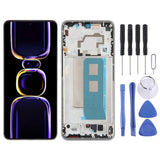 (Silver) For Xiaomi Poco F5 Pro COMPATIBLE AMOLED Material LCD Screen Digitizer Full Assembly with Frame
