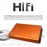Upgrades 4 Channel Car Amplifier with Aluminum Housing Powerful Car Stereos Amplifier Upgrades for Better Sound Quality