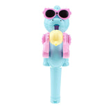 21cm Lollipop Storage Case Cute Animal Shaped Funny Lollipop Robot Holder for Boys Girls Blue Dinosaur