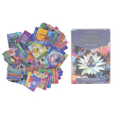 52 Sheets Tarot Cards Unique Pattern Portable Exquisite Fortune Telling Divination Cards for Party Entertainment