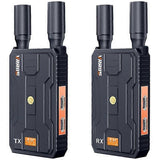 (UK Plug) VRRIIS 097 4K HD Video HDMI Wireless Extender Kit Audio Video Wireless Transmitter Receiver