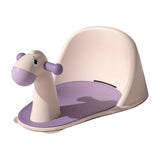 Cartoon Bath Seat Multi Functional Portable Chair Child Cute Infant Bath Seat with Strong Suction Cups Pink