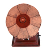 Vintage Phonograph Decor Iron High Simulation Exquisite Workmanship Antique Gramophone Model for Home Table Desk
