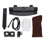 Shower Faucet Set Waterfall Bathtub Faucet Double Control Wall Mount Shower Tub Faucet Set With Sprayer Female Male Thread G1/2 Black