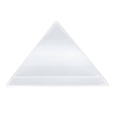 Acrylic Flag Case Clear Veteran Memorial Display Triangular Dust Proof Magnetic Wall Hanging Storage Military Box 600x300x77mm