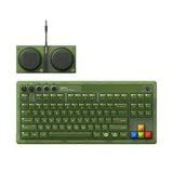8BitDo Retro87 Mechanical Keyboard Retro RGB Lighting Green Transparent Keyboard With Large Keys