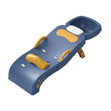 Kids Hair Washing Chair Stretchable Foldable Stable Children Shampoo Bed for Infant Baby Blue