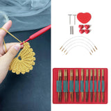 Circular Knitting Needle Set Wood Knitting Needle Interchangeable Circular Needle Size 3mm-6.0mm Crochet Hook Set