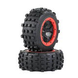Off-road Car Rear Tyres For 1/5 Baha Rovan Km Baja 5t/5sc/5ft Rc Car Toys Parts 195x80mm,red
