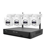 (UK Plug) SriHome NVS001E-IPC047 Ultra HD 4 Channel WiFi Network Video Recorder Set