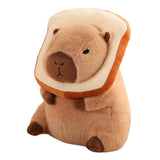 (Toast) Capybara Stuffed Toy Cute Capybara Stuffed Animal for Kids Adults Gifts Flower
