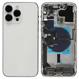 (US Version Silver) For iPhone 14 Pro Max Battery Back Cover Assembly