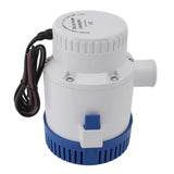 3000GPH Electronic Automatic Bilge Pump Waterproof Quiet Submersible Bilge Pump for Ponds Swimming Pools Spas 24V
