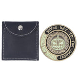 Metal Slider Sensory Toy Round Shaped Glow in The Dark Relieve Stress Fingertip Push Slider Toy Gold