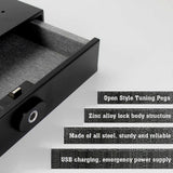 Safe Home Drawer Safe Hidden Safe With Fingerprint Identification Unlock Safe Smart Touch Safe