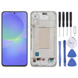(Green) For Samsung Galaxy A36 SM-A366B COMPATIBLE LCD Screen Digitizer Full Assembly with Frame