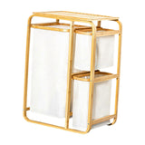 (White) Folding Laundry Hamper Dustproof Laundry Sorter for Toys Living Room Bedroom Gray