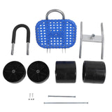 Garden Rolling Stool Seat with Wheels Planting Picking Moving Chair Workseat Cart Tool Adjustable 360 Degree Rotating