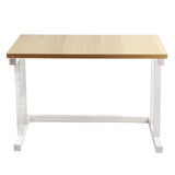 Wood Microwave Oven Stand Rack 2 Layers Storage Racks Kitchen Cabinet Counter Shelf(White)