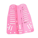 (Pink) Scuba Diving Backplate Sleek Diving Buoyancy Supplies BCD Harness Back Plate White