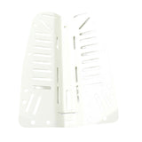 (White) Scuba Diving Backplate Sleek Diving Buoyancy Supplies BCD Harness Back Plate White