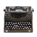 Retro Vintage Typewriter Decoration Sturdy Stylish Retro Typewriter Model Prop for Homes Living Rooms Studios Offices