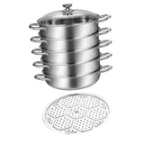 (5 layer) Stainless Steel Universal Kitchen Cooking Pot for Outdoor Kitchen Restaurant 1 layer