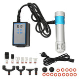 ED Shockwave Machine Pain Relief Extracorporeal Therapy Massage Device Blue Silver 100?240VAU Plug