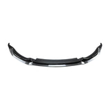 (Carbon Fiber Pattern) Front Bumper Lip Splitter Spoiler Car Exterior Decorative Cover for BMW Black