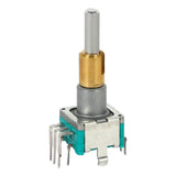 EC11EBB24C03 Dual Axis Encoder with Switch 30 Positioning Number 15 Pulse Point Handle 25mm