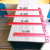 300/400mm Aluminum Alloy Woodworking Marking T-Ruler Scriber Square Hole Scribe Precision Marking Gauge Rules Measuring