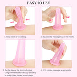6PCS Facial Cupping Therapy Set Eye and Face massage Anti-Wrinkle Skin Care silicone Vacuum Cupping Jars ventouse  Suction Cups