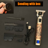 Men's Trimmer Barber Hair Clipper Hair Cutting Machine Beard Trimmer Shaving Machine Wireless Electric Razor Men Shaver