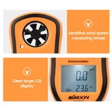 KKmoon GM8908 Digital Anemometer Handheld Wind Speed Meter Gauge Air Velocity Temperature Tester With LCD Backlit Wind Chill