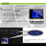 Car FM Transmitter Bluetooth Car MP3 Large Screen Display Support TF Card U Disk USB Port Charging Auto Radio