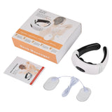 Electric Neck Massager Pulse Back 6 Modes Power Control Far Infrared Heating Pain Relief Cervical Physiotherapy Rechargeable