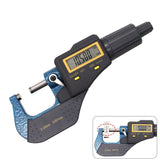 Spiral Caliper 0.001mm Battery Operated Digital Micrometer Electronic Outer Diameter 0-25mm High Precision Measure Tools Scale