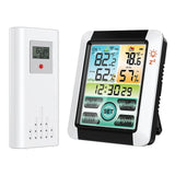 Indoor Outdoor Thermometer Wireless Digital Hygrometer Temperature Gauge With Time, Temperature Humidity Sensor