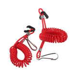 1pc Universial Boat Outboard Engine Cord Kill Stop Switch Safety Lanyard Tether