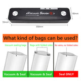 Vacuum Food Sealer Wet and Dry Vacuum Packing Machine Strong Suction Food Sealing Storage Kitchen Tool Vegetables Fruits Meat
