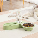 Automatic Pet Feeder Water Dispenser 2 In 1 Rotatable Drinking Food Bowl for Cat Dog  Dogs Feeder Container Dish Fuente De Agua