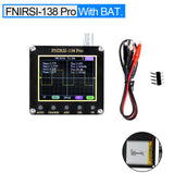 FNIRSI-138PRO Digital Oscilloscope AUTO 80Khz PWM Firmware Update 2.5MSa/s 200KHz Analog Bandwidth PWM Square Wave Output
