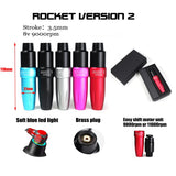 New Cartridge Rocket V2 Pen Rotary Tattoo Machine kits Tattoo Pen Rotary Shader Liner 5 Colors Assorted Tattoo Machine