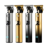 LCD Hair Clippers Professional Hair Cutting Machine Hair Beard Trimmer For Men Barber Electric Shaving T-Outliner Men