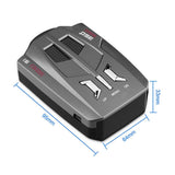 New Hot V9 Automotive Radar Detector Radar Speed Detector Voice Alert Warning 16 Band Auto LED Display English / Russian Version
