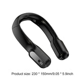 Portable 2400mAh Hanging Neck Fan Foldable Summer Air Cooling USB Rechargeable Bladeless Mute 3-speed Neckband Fans Outdoor