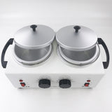 Double Depilatory Wax Heater Melting Machine Paraffine Warmer SPA Epilator Hair Removal Tool