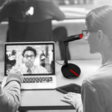 USB Condenser Microphone Desktop Gaming Microphone Laptop Computer Microphones With LED Light For Gaming Net Meeting