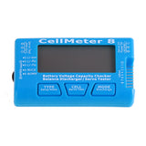 LCD Digital Battery Capacity Checker RC CellMeter 8 Digital LiFe Li-ion Nicd NiMH Battery Voltage Tester Checking CellMeter NEW